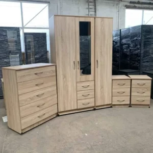 3 door lady wardrobe 114cm wide multiple colours UK delivery