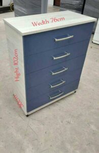 5+5 chest of drawers in five colors for bedroom storage 