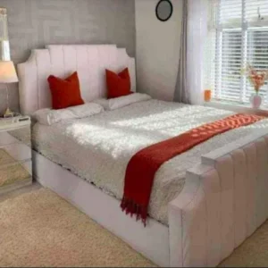 Wing back arizona bed king size without mattress UK