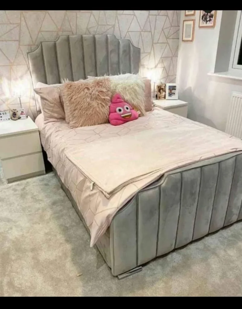 Wing Back Arizona Bed Single - Without Mattress