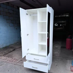 Two door gents divider wardrobe fully assembled UK