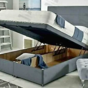 Ottoman Storage Bed King Size - Without Mattress