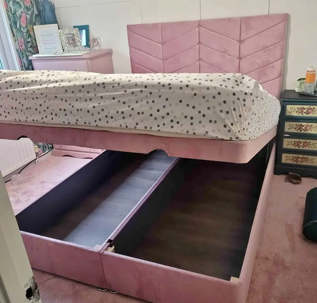 Ottoman Storage Bed Super King - Without Mattress