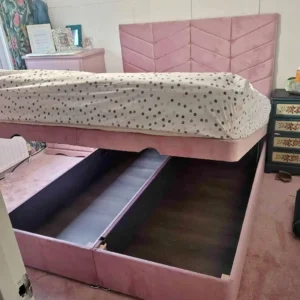 Ottoman Storage Bed Super King - Without Mattress