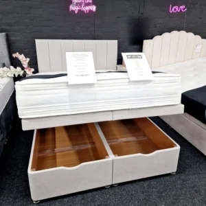 Ottoman Storage bed front view