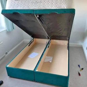 Ottoman Storage Bed Single - With 10 Inch Irish Mattress