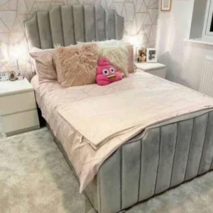 Wing Back Arizona Bed Super King - Without Mattress