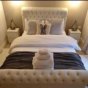 Sleigh Bed Super King - With Memory Sprung Mattress